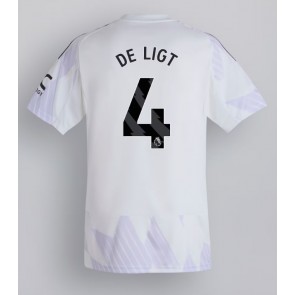 Manchester United Matthijs de Ligt #4 Bortatröja 2025-26 Kortärmad